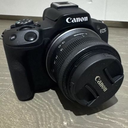 Canon Eos R50 4K Video Mirrorless Camera With Rf-S 18-45Mm F/4.5-6.3 Is Stm Lens