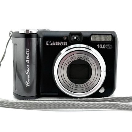 Canon Powershot A640 Digital Camera Gray 10Mp 4X Zoom